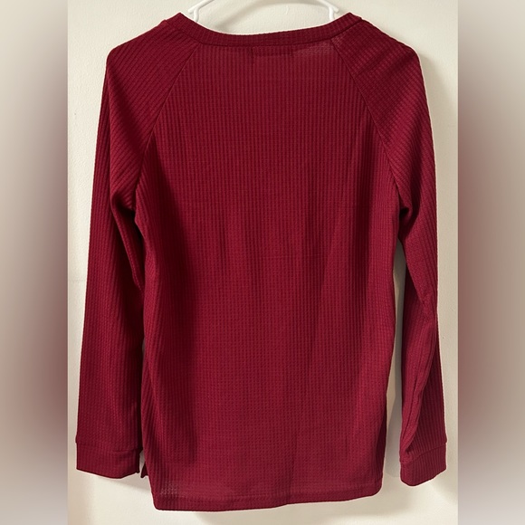 SHEIN Solid Raglan Sleeve Tee Size 6 - Picture 5 of 6